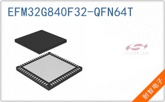 EFM32G840F32-QFN64T