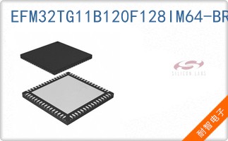 EFM32TG11B120F128IM64-BR