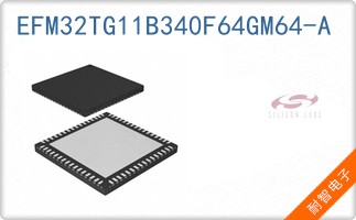 EFM32TG11B340F64GM64