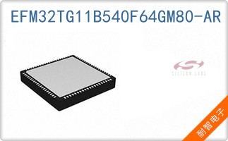 EFM32TG11B540F64GM80-AR
