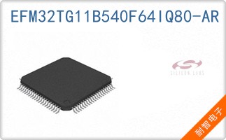 EFM32TG11B540F64IQ80-AR