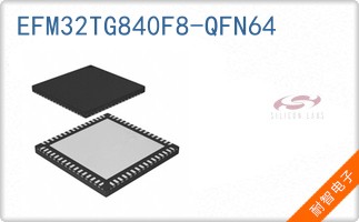 EFM32TG840F8-QFN64