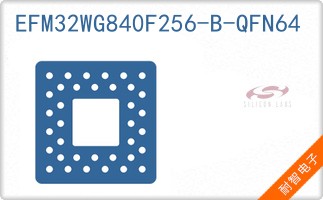 EFM32WG840F256-B-QFN64