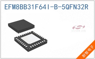 EFM8BB31F64I-B-5QFN3
