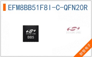 EFM8BB51F8I-C-QFN20R