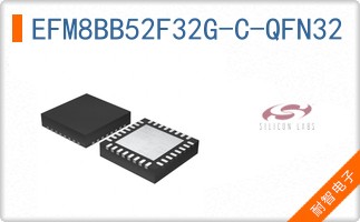 EFM8BB52F32G-C-QFN32
