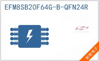EFM8SB20F64G-B-QFN24R