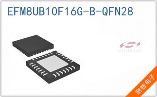 EFM8UB10F16G-B-QFN28