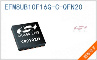 EFM8UB10F16G-C-QFN20