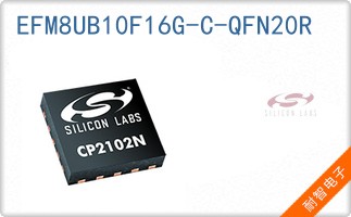 EFM8UB10F16G-C-QFN20